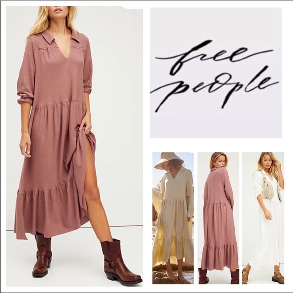 Free People Dresses & Skirts - Free People FP Beach Moonlight MidiDress.  NWT.
